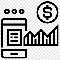 data, statistics, regression, correlation icon svg