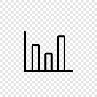 data, graphing, bar, graph icon svg