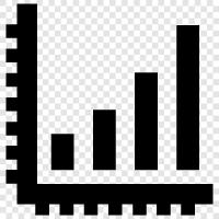 data, graphs, visualization, trends icon svg