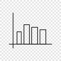 data, visualization, bar, line icon svg