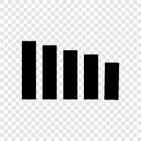 data, visualization, statistics, chart icon svg