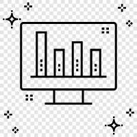 data, visual, graphs, pie charts icon svg