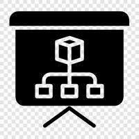 Daten, Analysen, Maßnahmen, Diagramme symbol