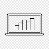 data graphics, data visualization, infographics, charts icon svg