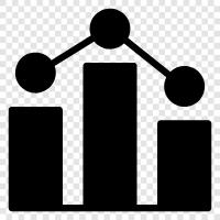 Daten, Analyse, Inferenz, Regression symbol