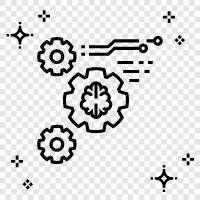data mining, artificial intelligence, Bayesian inference, deep learning icon svg