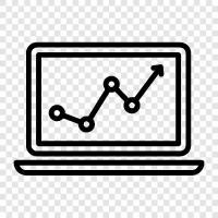 data, statistics, evaluation, interpretation icon svg