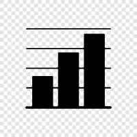 data, visualization, infographics, bar chart icon svg