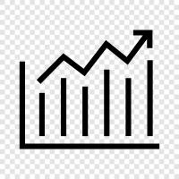 data, graphs, pie charts, bar charts icon svg