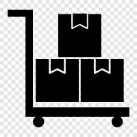 data packet cart, network packet cart, network management packet cart, network security icon svg