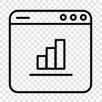 data, graph, statistical, bar icon svg