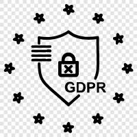 data protection, privacy, data, regulation icon svg