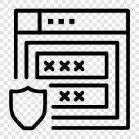 data protection, privacy, data, regulation icon svg