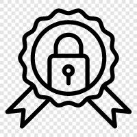 data protection, privacy, regulation, GDPR icon svg