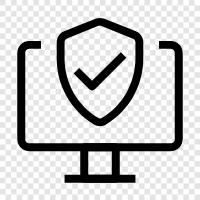 data security, privacy, virus protection, antispyware icon svg