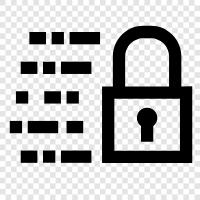 data security, data privacy, data protection, data encryption software icon svg