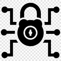 data security, online security, password security, malware security icon svg