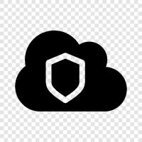 data security, encryption, privacy, cloud storage icon svg