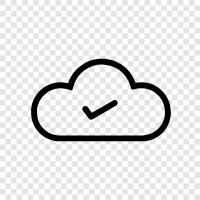 data storage, storage, cloud computing, software as a service icon svg