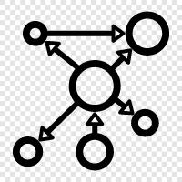 data structure, graph databases, data management icon svg