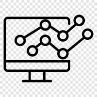 data structures, algorithms, networks, data analysis icon svg