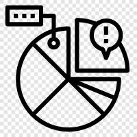 data visualization, bar chart, pie chart example, pie chart software icon svg