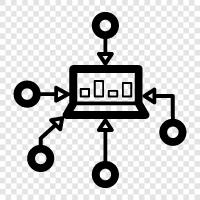 data warehousing, data integration software, data integration tools, data integration services icon svg