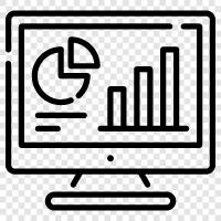 data, information, charts, graphs icon svg