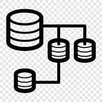 Database, Schema, Database Design, Relational Database icon svg