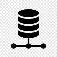 database management, database software, database system, database technology icon svg