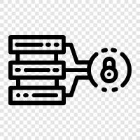 Datenbanksicherheitsprobleme, Datenbanksicherheitssoftware, Datenbanksicherheitssysteme, Datenbanksicherheit symbol