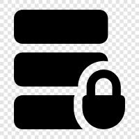 database security systems, database security programs, database security research, database security tools icon svg