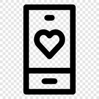 dating, app, dating app, online dating icon svg