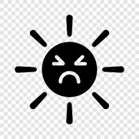 day, sky, rays, sunspot icon svg