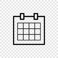 day, date, schedule, events icon svg