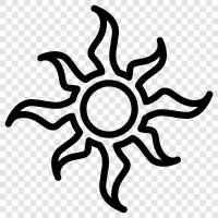 Tag, Sonnenaufgang, Sonnenuntergang, Sonne symbol