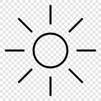 day, sky, sunflower, sunbeam icon svg