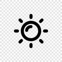 day, weather, summer, tan icon svg