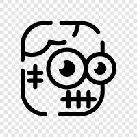 Dead, Walking, Human, Infected icon svg