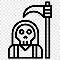 death, grim, apocalypse, soul icon svg