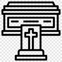 death, burial, dead, funeral icon svg