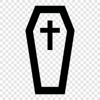 death, funeral, burial, Coffin icon svg