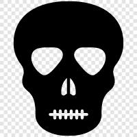 death, skull, skulls, grim Значок svg