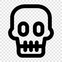 death, skull cup, death cup, skull figurine icon svg