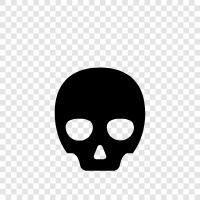 death, skull, grisly, horrifying icon svg