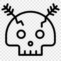 death, skull, death metal, metal ikon svg