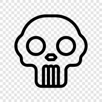 death, horror, zombies, gore icon svg