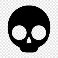 death, skull tattoo, death tattoo, skull tattoo meaning icon svg