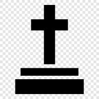 Death, Cemetery, Mortuary, Memorial icon svg
