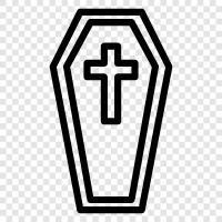 death, funeral, burial, memorial icon svg